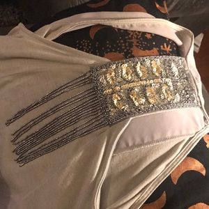 🌟HP🌟🧚‍♀️Urban Outfitters Silence+Noise Sequin Vest EUC